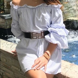 Ruffle Off Shoulder Dress